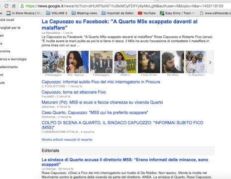 Rosa Capuozzo, sindaca di Quarto, ex M5S