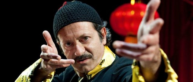 Uno dei presentatori, Rocco Papaleo.