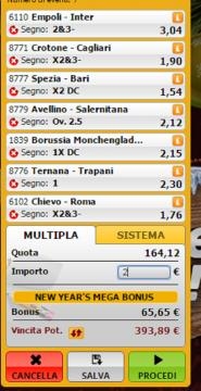 I consigli scommesse dei vari match