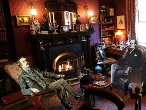 Smoking Montage with Holmes and Watson