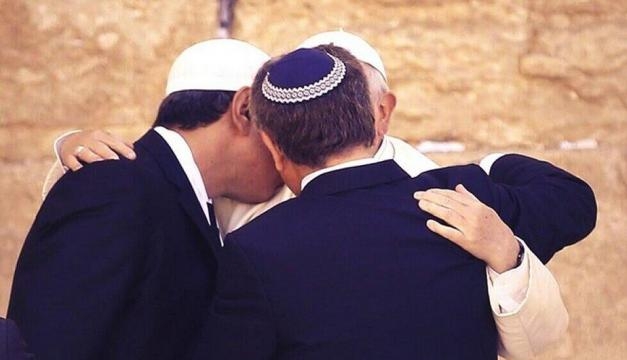 El Papa Francisco y el abrazo de tres religiones en Jerusalén (FOTOS) - peru.com
