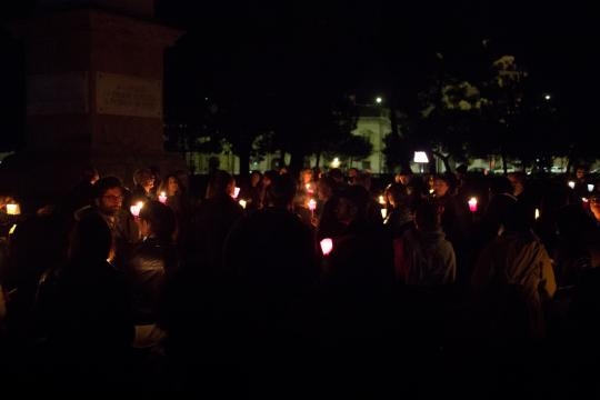 A lume di candela per le vie di Palermo