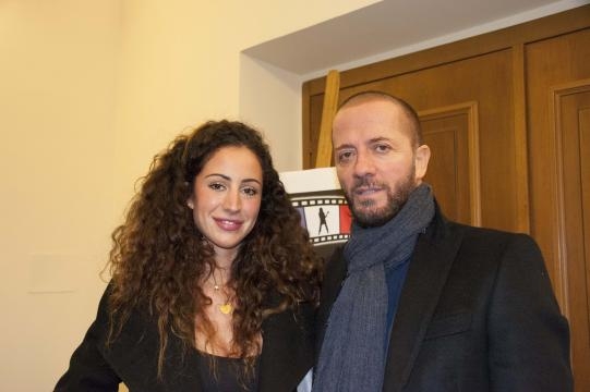 Raf insieme con la figlia Bianca Riefoli