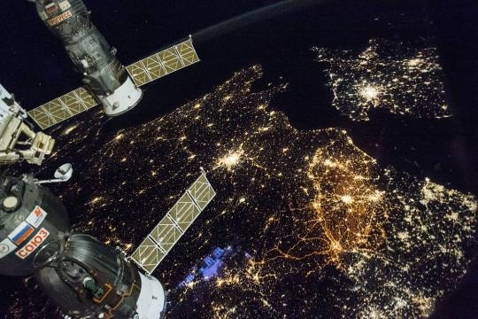 Parigi vista dallo spazio. Foto: NASA.
