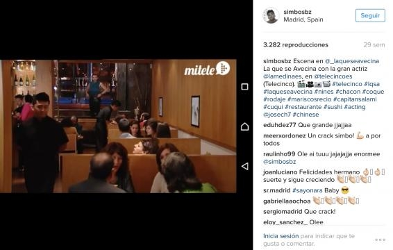 De rodaje en La Que Se Avecina