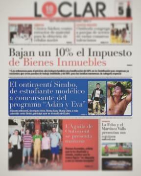 En una portada de diario valenciana