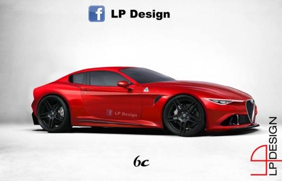 Alfa Romeo 6C: render by LP Design