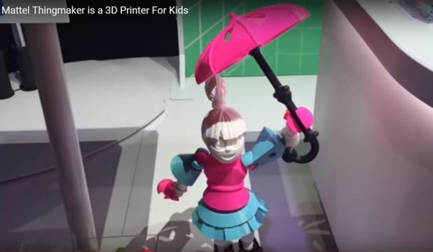 Stampante 3D Mattel per i giocattoli