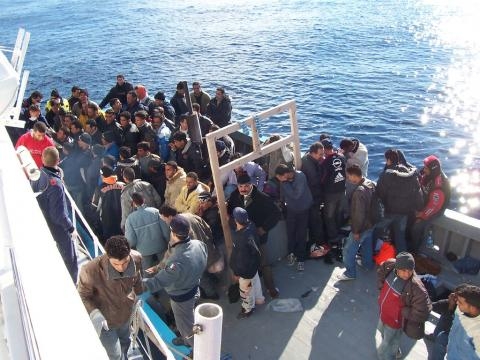 Dalla Libia il 90% degli immigrati in Italia