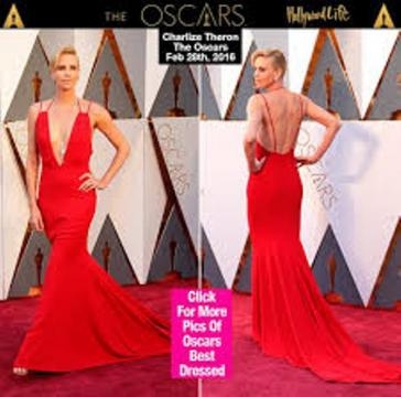 Charlize Theron, Notte degli Oscar 2016.