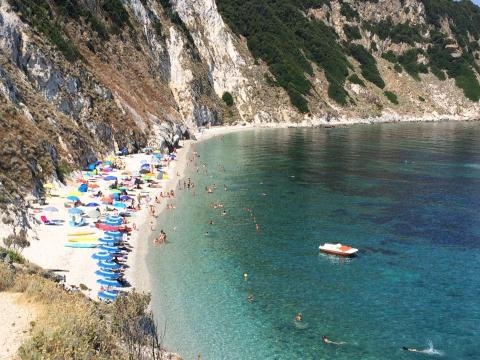 Isola d'Elba: spiaggia di Sansone