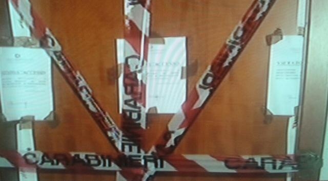 L'appartamento messo sotto sequestro