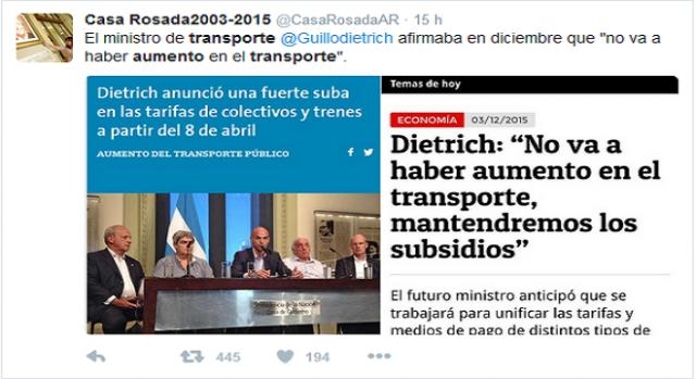 Contradicciones a las declaraciones.