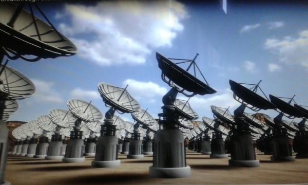 Le postazioni laser nella base terrestre