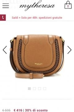 Tracolla Michael Kors scontata.