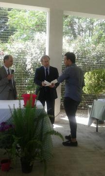 Uno dei momenti della cerimonia