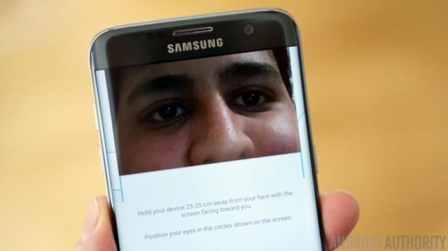 Samsung Galaxy Note 7 con il riconoscimento Iride
