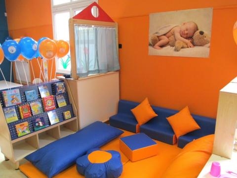 la zona lettura pubblicata sul sito on line dell'asilo