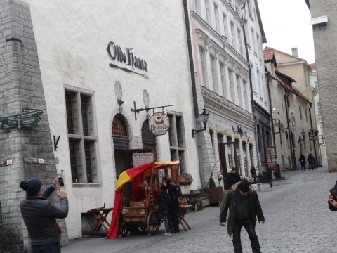 Uno scorcio del centro storico di Tallinn