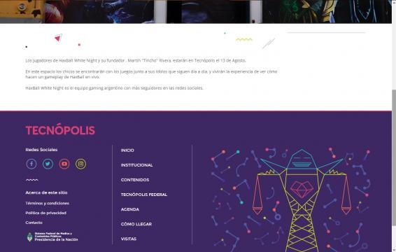 HaxBall White Night dirá presente en Tecnópolis.