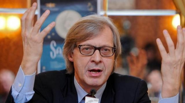 Il noto critico d'arte Vittorio Sgarbi
