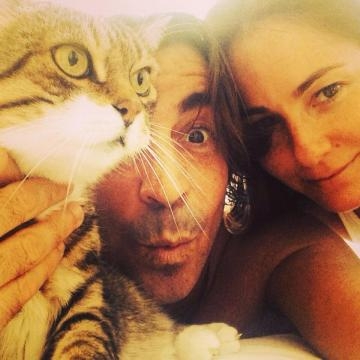 Marco e Stefania, con il loro amato Victor