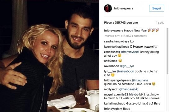 Britney Spears e Sam Asghari Credits: Instagram