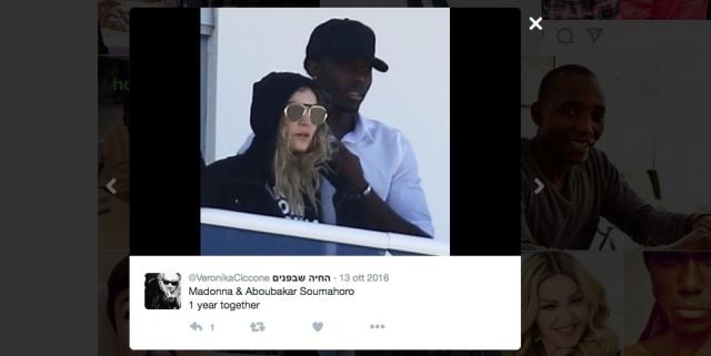 Madonna con Aboubakar Soumahoro Credits: Twitter