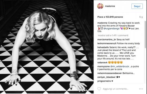 Madonna riesce a restare sexy anche a 58 anni Credits: Instagram/Madonna