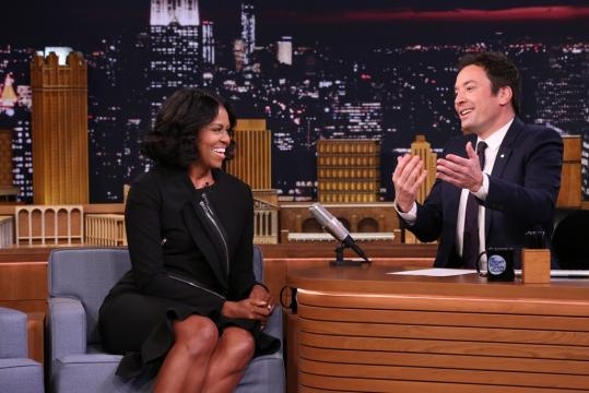 Michelle Obama Wears Edgy Outfit for Final Talk-Show Appearance ... - footwearnews.com