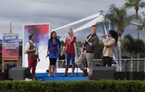 The American Music Machine takes the stage. (Photo by Barb Nefer)