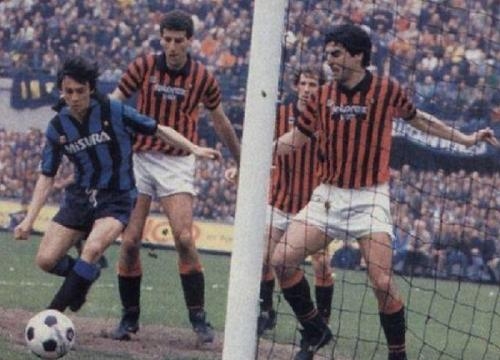 Giuseppe Minaudo decide il derby di Milano in favore dell'Inter, il 6 aprile 1986
