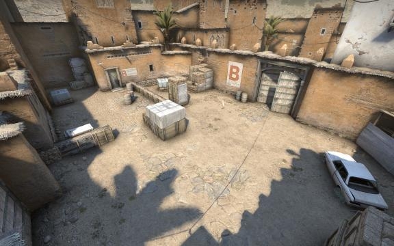 Site B de la nouvelle carte Dust II