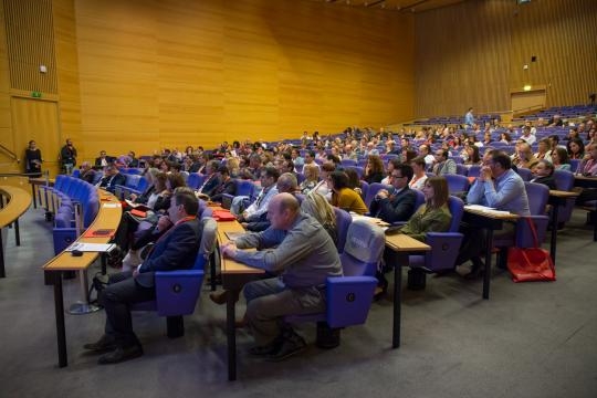 Instantánea del público asistente a las ponencias