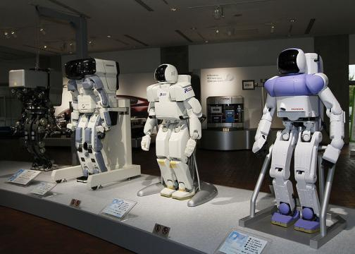 Honda prototype robots (Image credit – Morio, Wikimedia Commons)