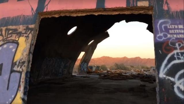 Casa Grande Domes are beginning to collapse - Photo courtesy of John Albrecht