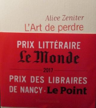 L'Art de perdre, nuevo premio literario Goncourt.