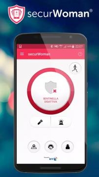 Secure Woman Applicazioni disponibili per sistemi IOS e Android (Android App, Play store)
