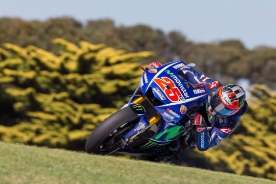 maverick vinales durante i test