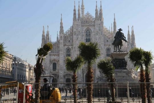 Milano: arrivano palme e banani