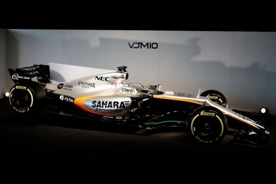 la VJM 10 che sarà guidata da Perez e da Ocon