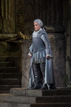 Prince Idamante (Alice Coote), in love with Ilia, but pursued by Elettra. Photo: Marty Sohl/Metropolitan Opera, used with permission.