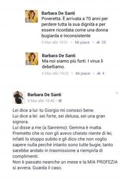 Le parole di Barbara De Santi su Gemma Galgani 2