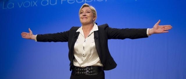 Marine Le Pen, candidata all'Eliseo per il Front National