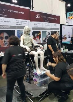 Special Effects and Artists are on hand at the 2016 L.A. Comic Con (Photo credit: Odette Perez)