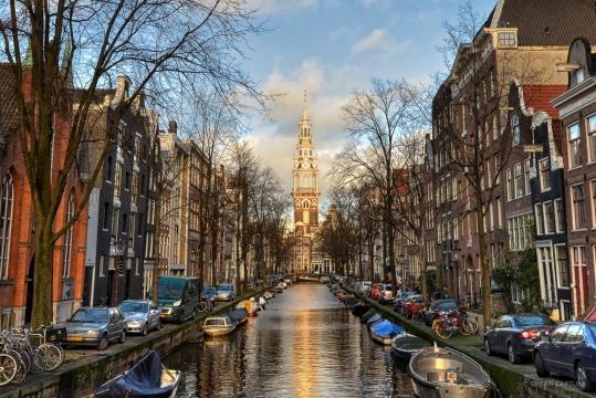 VIEW OF AMSTERDAM - THE NETHERLANDS