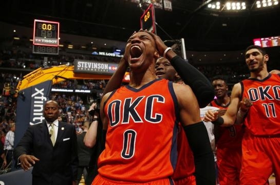 Thunder: Westbrook's clutch shot lifts Thunder on historic night ... - newsok.com