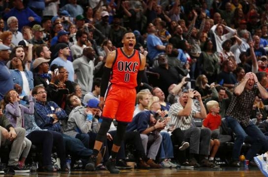 Westbrook sets triple-double record, Thunder beat Nuggets - The ... - theintelligencer.com