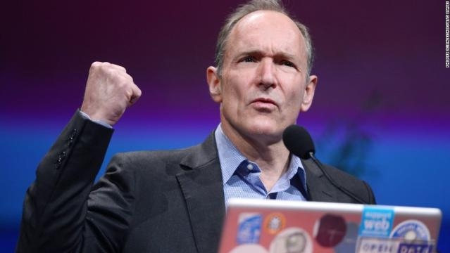 Tim Berners-Lee: The Web needs its freedom. Photo courtesy of CNN - cnn.com
