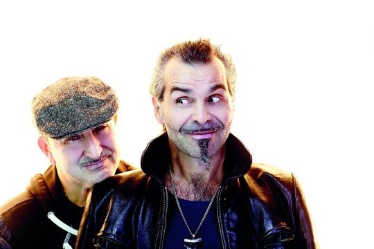 Ritratto d'autore dei Litfiba ad opera di Giovanni Gastel.